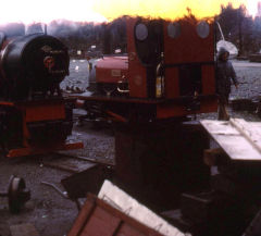 
Jung and OK at the workshops, Llanberis Lake Railway, October 1974